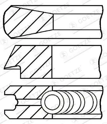 BMW 3 Serisi E46 1997-2006 Segman M-47n 84.00 Mm 3 * 2 * 3 | GOETZE 68156000G