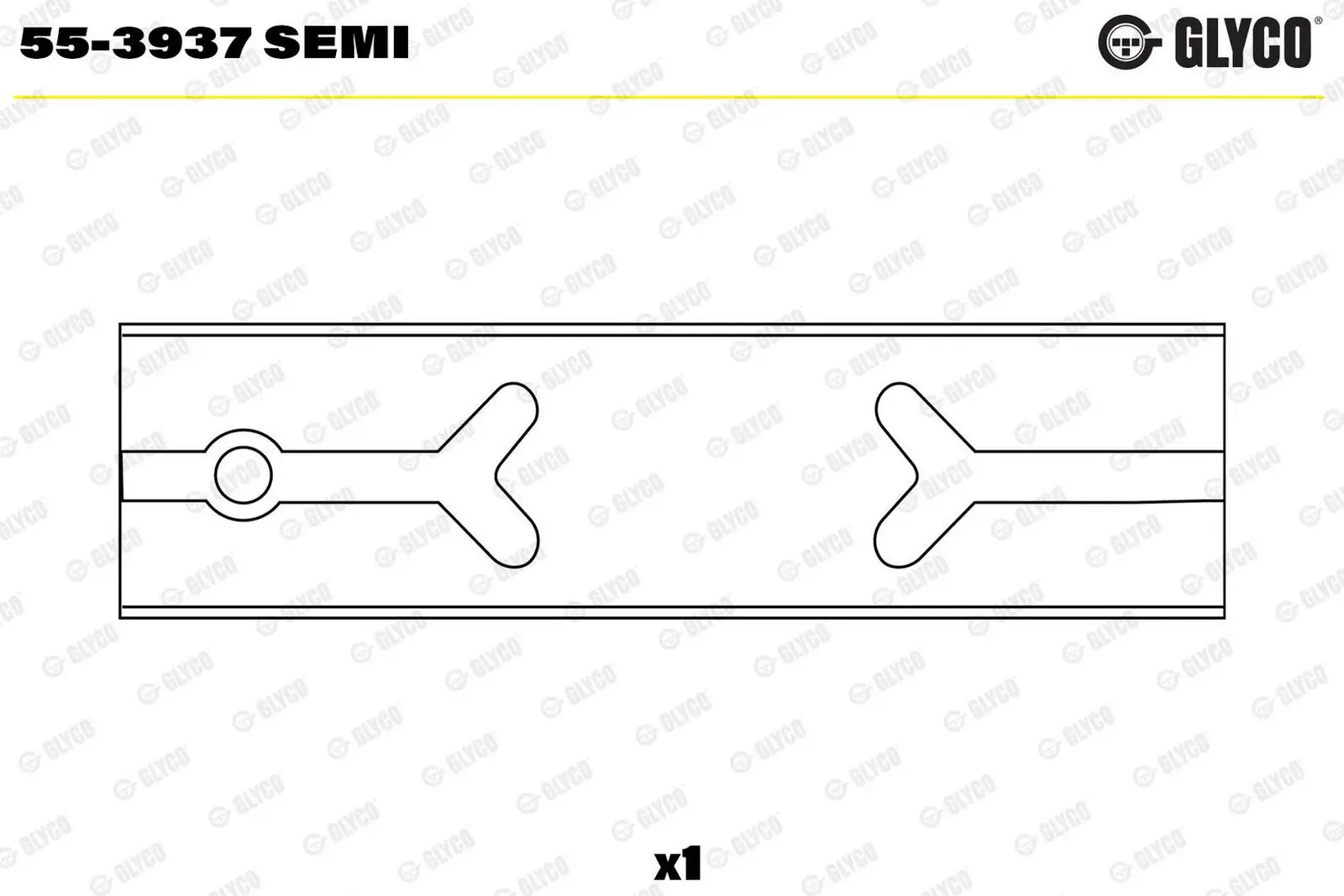 BMW 5 Serisi E39 1996-2003 M47 Piston Kol Burcu | GLYCO 55-3937 SEMI