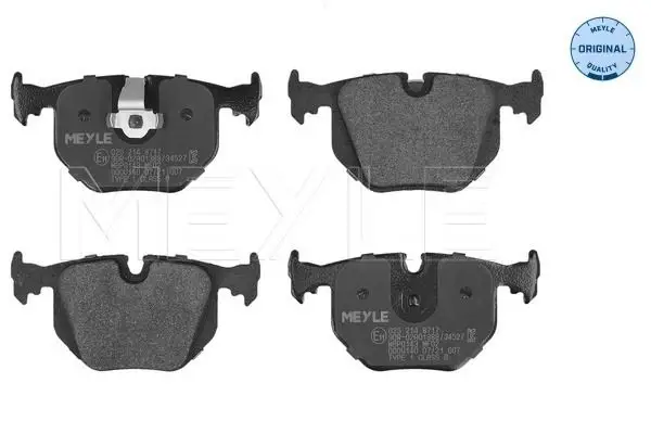 BMW X5 Serisi E53 2000-2006 Fren Balatası Arka | MEYLE 025 214 8717
