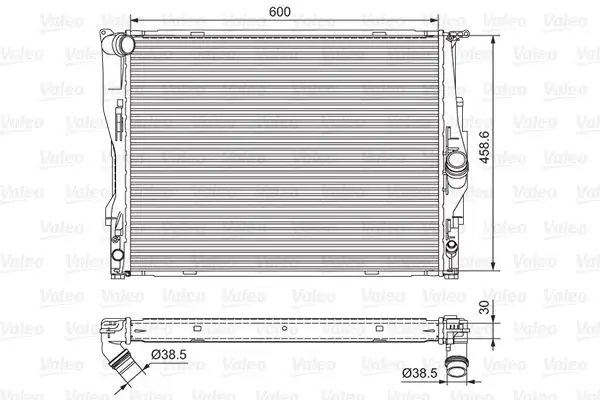 BMW 3 Serisi E90 2004-2012 N45 Su Radyatörü Otomatik | VALEO 701542