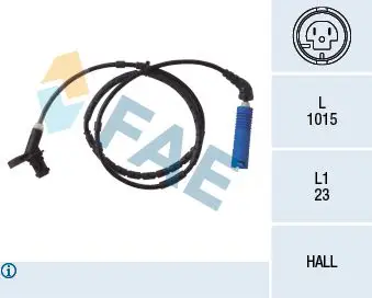 BMW 3 Serisi E46 1997-2006 ABS Sensörü Arka | FAE FA:78039