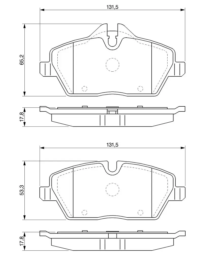 BMW 3 Serisi E90 2004-2012 Fren Balatası Ön | BOSCH 0986494588
