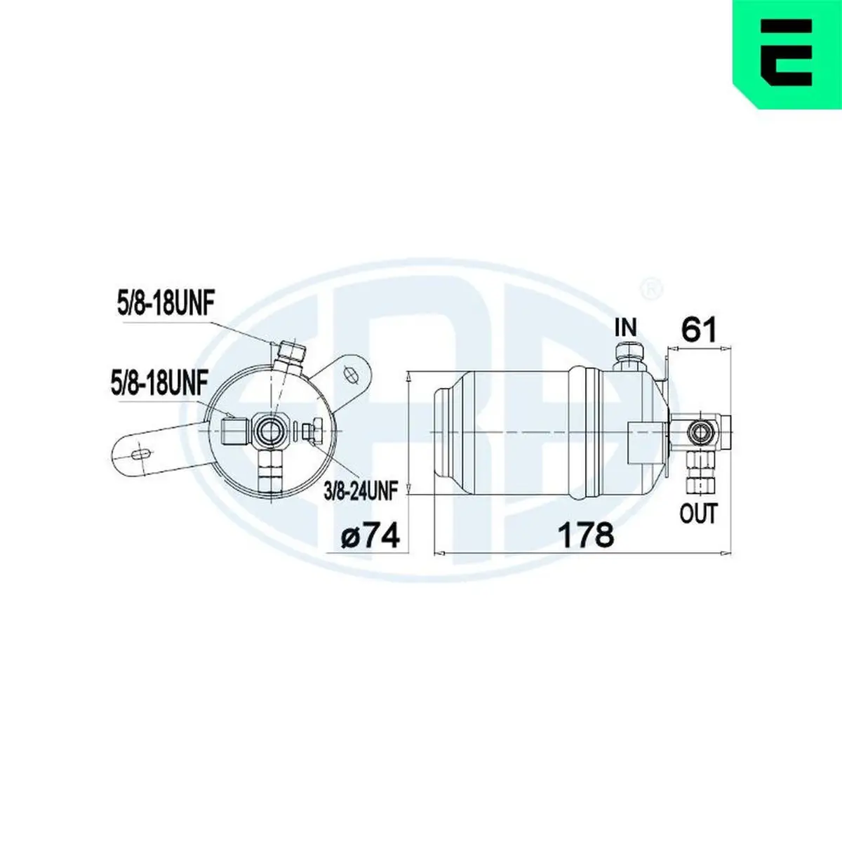 Mercedes E Serisi W210 Klima Tüpü | ERA 668008