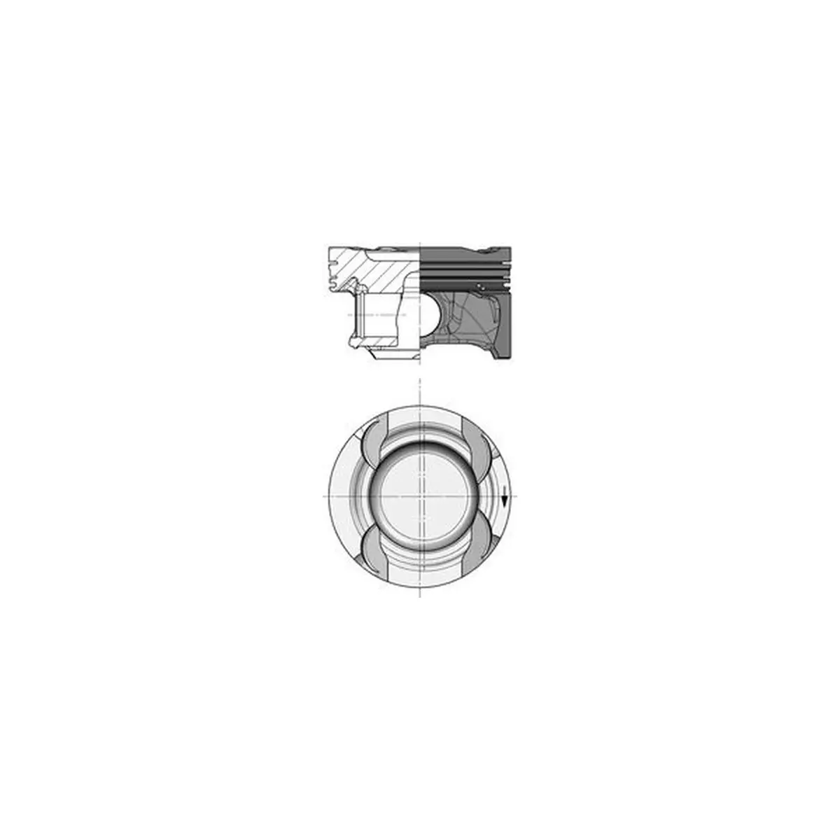 Mercedes E Serisi W213 M274 Piston Segman STD | KOLBENSCHMIDT 40856600