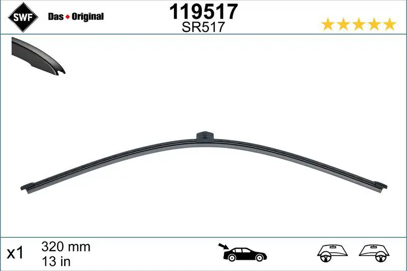 BMW X1 F48 Rear Wiper (2016-2021) | SWF 119517