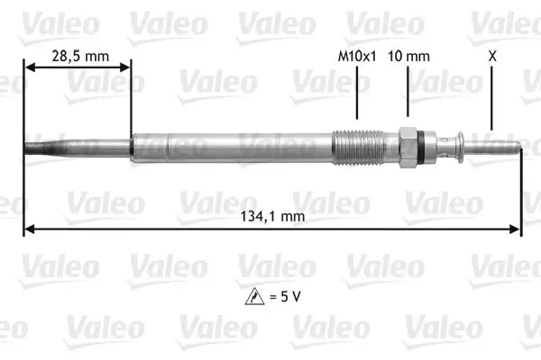 BMW 7 Serisi E65 M67 Kızdırma Bujisi | VALEO 345200