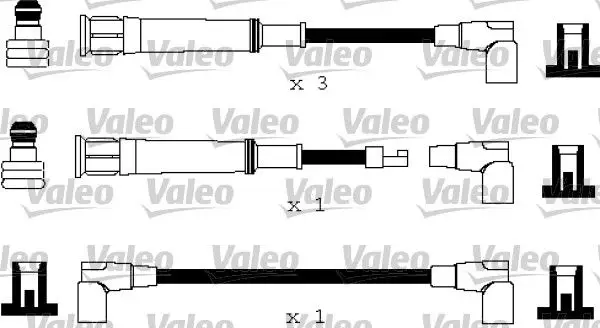 BMW 3 Serisi E30 M40 Buji Kablosu Seti | VALEO 346173