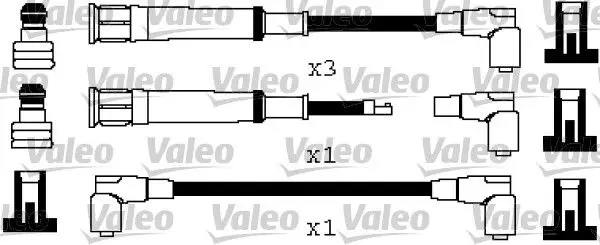 BMW 5 Serisi E34 M40 Buji Kablosu Seti | VALEO 346378