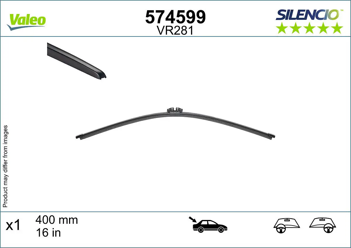 BMW X7 Serisi G07 Silecek Süpürgesi | VALEO 574599