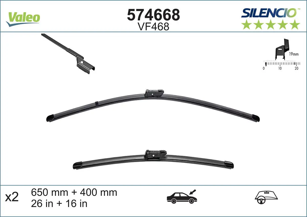 BMW 8 Series G15 Wiper Wiper Blade | VALEO 574668