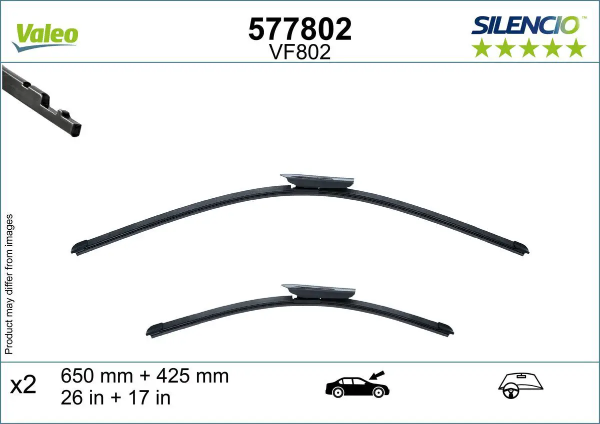 BMW 2 Series F44 2020 Wiper Wiper Blade | VALEO 577802