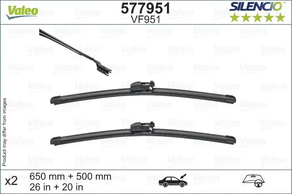 BMW iX3 G08 Silecek Süpürgesi | VALEO 577951