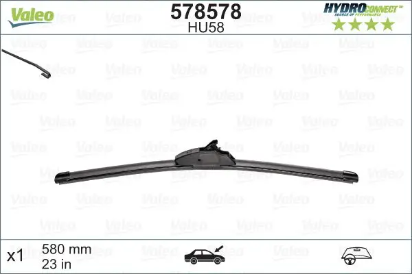 BMW 3 Series E46 Wiper Wiper Blade | VALEO 578578