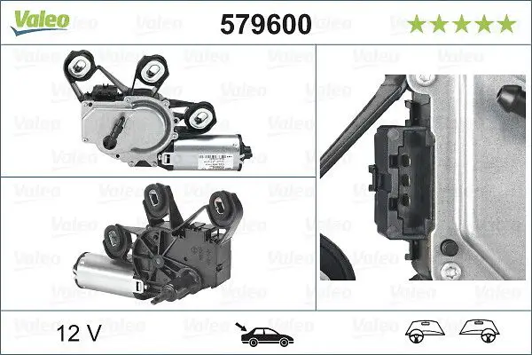 Mercedes C Serisi W203 Silecek Motoru | VALEO 579600