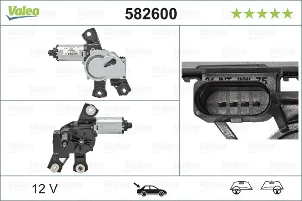 Mercedes Sprinter W906 Silecek Motoru | VALEO 582600