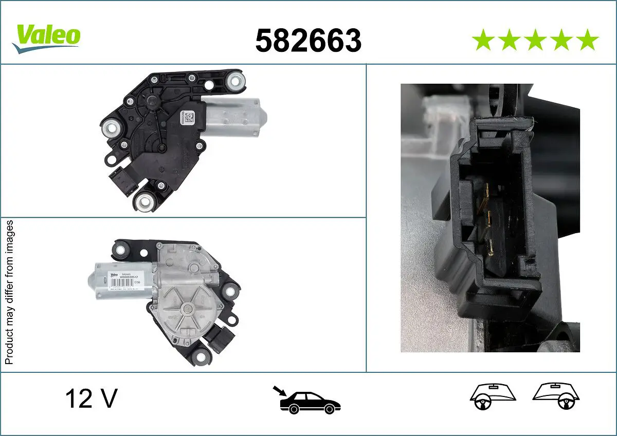 Mercedes CLA Serisi W117 Silecek Motoru | VALEO 582663