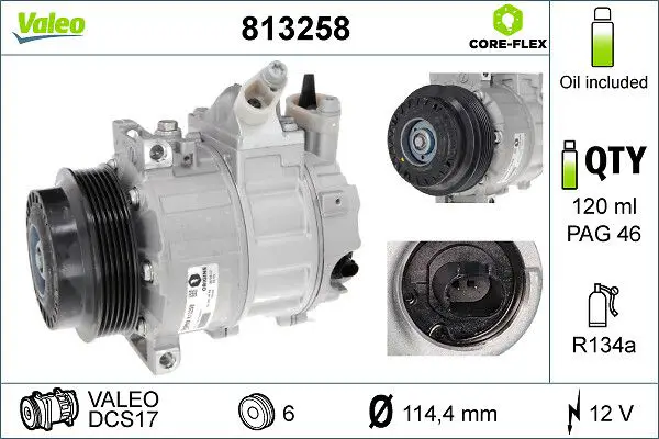 Mercedes C Serisi W204 M271 Klima Kompresörü | VALEO 813258