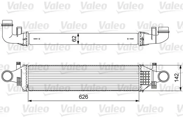 Mercedes A Serisi W176 OM651 Turbo İntercooler Radyatörü | VALEO 818623
