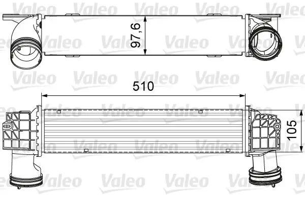 BMW 3 Serisi E90 N57 Turbo İntercooler Radyatörü | VALEO 818664