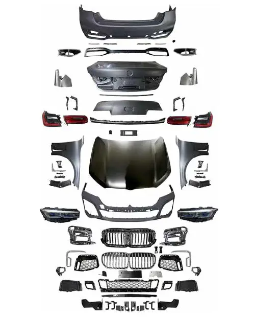 BMW 7 Serisi F01 2009-2015 Komple Gövde Kiti [DONUSUM => G11/G12-LCI] <O-O> Egz.Uçlu, Panj-lu, Kaput/Çamurluk/Bagaj Kap., Far/Stop -///M-Sport- 2008-12 | WENDER BA0012210