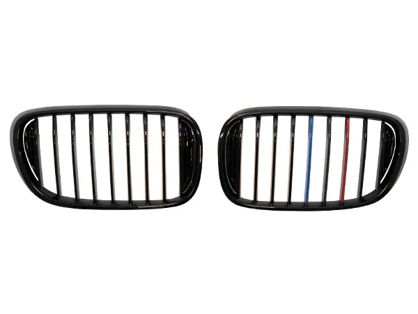 BMW 7 Series G11 2015-2018 Grille Piano-Black ///M-Colored | WENDER BA0113137