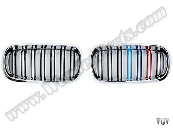 BMW X5 F15 2014-2018 Panjur (Set) Krom/Siyah Çift Çıtalı ///M-Renkli | WENDER BA0153184