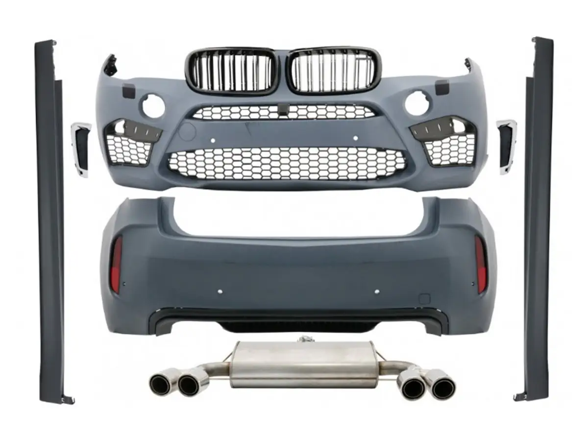 BMW X6 Series F16 2014- Body Kit F Wash-, PDCli Front Rear, <OO-OO> Exhaust Tip, Running Board-li, Panj- -X6M- 2014-19 | WENDER BA0162103
