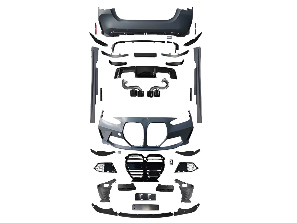 BMW 4 Series G22 2020- Body Kit PDCli Front Rear, <OO-OO> 2.0T Side Exhaust Tip, Running Board-li, Panj- -///M4-STYLE- 2020- | WENDER BA0222103