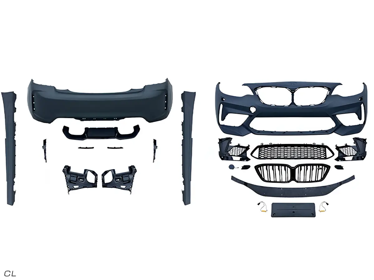 BMW 2 Series F22 2012-2018 Body Kit F Wash-, <OO-OO> Exhaust Outlet, Running Board-li, Panj- -///M2C-STYLE- 2013-21 | WENDER BA0222110