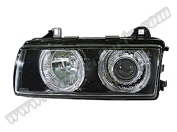BMW 3 Serisi E36 1991-1998 Komple Far Sol (Kristal Siyah) Mercekli 1991-98 | WENDER BA0361103L