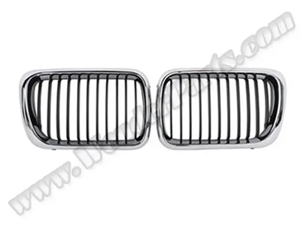 BMW 3 Serisi E36 Panjur (Set) Krom/Siyah | WENDER BA0363101