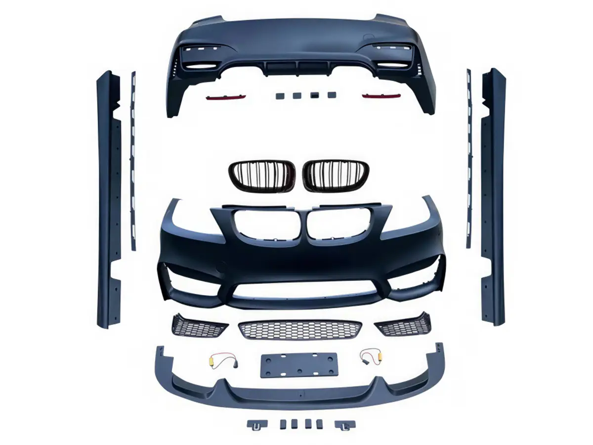 BMW 3 Serisi E90 2004-2012 Gövde Kiti Dörtlü Egzoz Çıkışlı Egzoz Çıkışlı, Marşpiyelli | WENDER BA0902106
