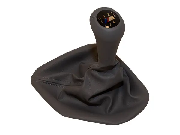 BMW 5 Series E39 Knob Gear Boot -5 Forward- Manual Gearbox Grey Synthetic Leather | WENDER BA1222755/524GR