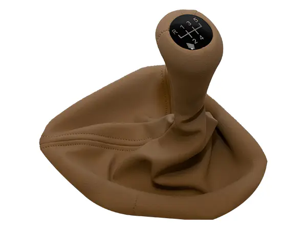 BMW 5 Series E39 Knob Gear Boot -5 Forward- Manual Gearbox Beige Synthetic Leather | WENDER BA1222755/717BG