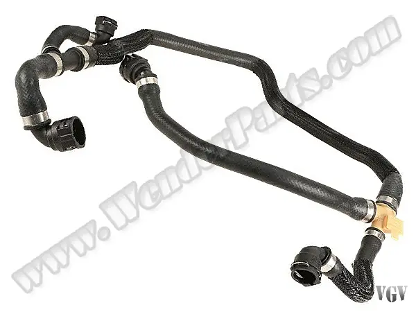 BMW X6 N55 N54 E71 Radiator Water Tank Hose Reverse Return | WENDER BA17127576371