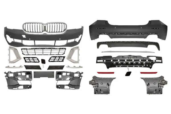 BMW 5 Series G30 2016-2018 Body Kit PDCli Front Rear, <O-O> Exhaust Outlet -Luxury- 2020-23 | WENDER BA2302114
