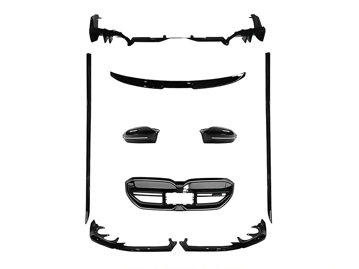 BMW 5 Series G60 Aero Kit Front Rear Splitter, Running Board-li, Panj-, Mirror Covers, Trunk Spoiler -M-Performance- 2024- | WENDER BA2302300