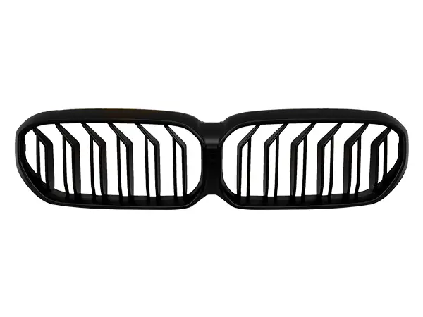 BMW 5 Series G30 LCI 2020- Grille Matte-Black Dual Trim Camera | WENDER BA2303196
