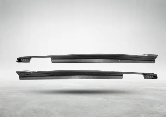 BMW X6 G06 2020-2022 Marşpiye Splitteri Set Piano-Siyah | WENDER BA2469972/973
