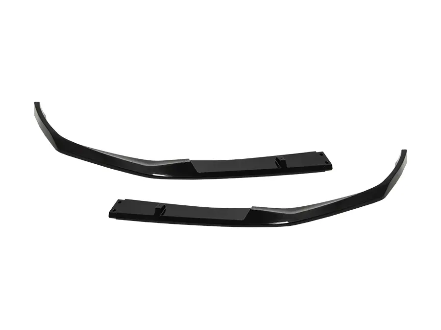 BMW 5 Series G30 2016-2018 Bumper Splitteri Front (Set) Piano-Black (OEM Plastic) -///M-Performance- 2020-23 | WENDER BA2472187/190
