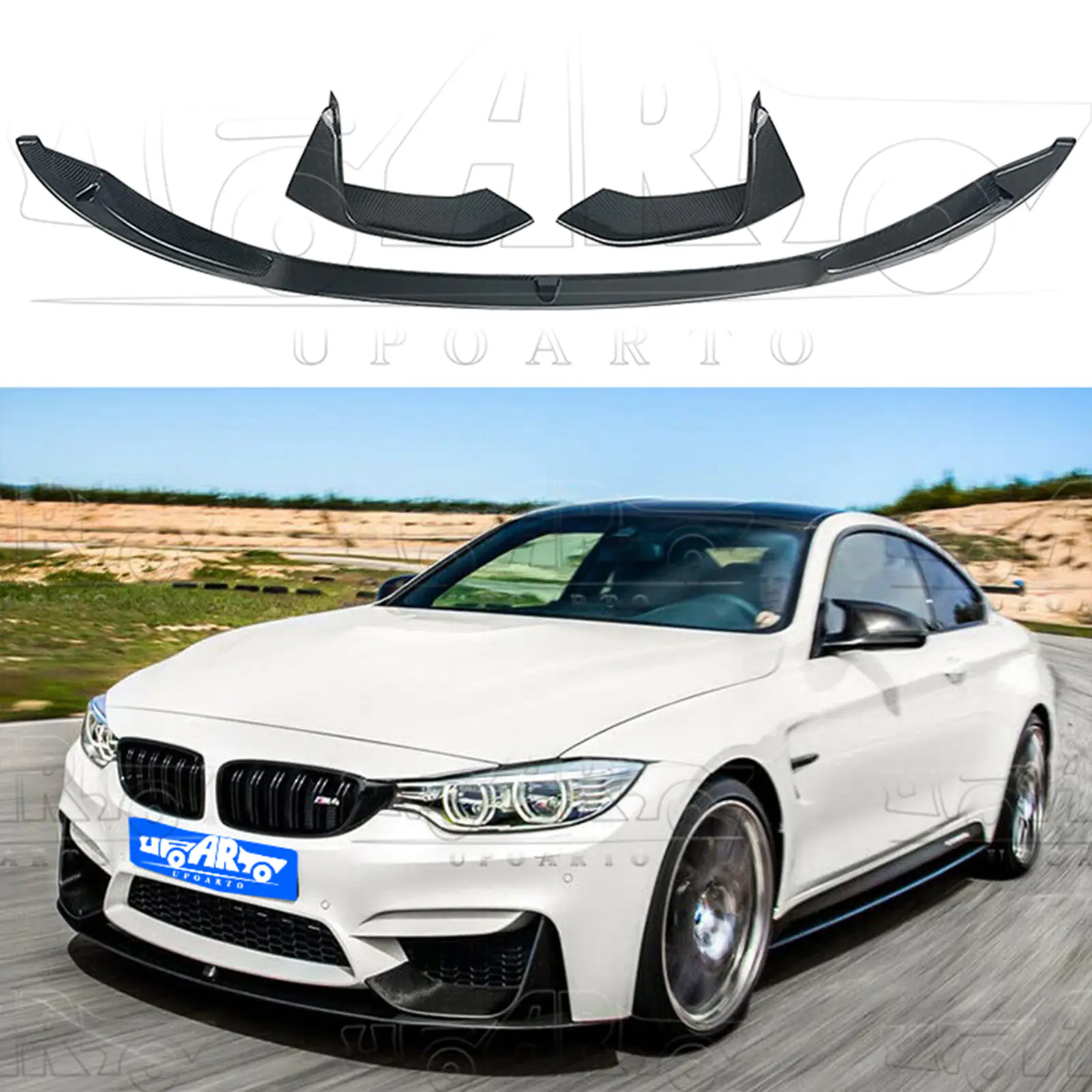 BMW 4 Serisi F82 Tampon Spoyleri Ön -///M3- 2012-18 | WENDER BA51112410360S1
