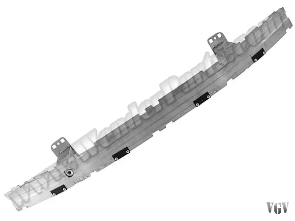 BMW 5 Series E60 2001-2010 Bumper Iron Front; Aluminum 2002-06 | WENDER BA51117148586