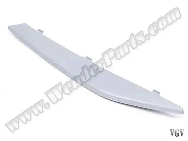 BMW 3 Series E92 2005-2013 Bumper Grille Trim Front Right; Matte-Aluminum 2010-13 | WENDER BA51117229182
