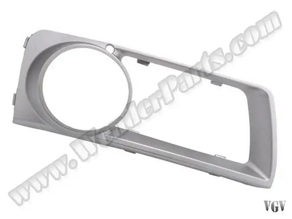 BMW X6 Series E71 2007-2014 Fog Headlight Frame Right; Matte-Aluminum | WENDER BA51117312596