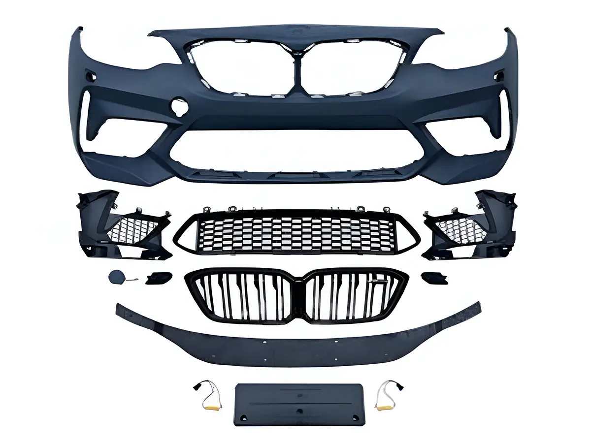 BMW 2 Serisi F22 2012-2018 Komple Tampon Ön; F.Yık-lı, Panj-lu -///M2C-STYLE- 2013-21 | WENDER BA51118092610M2