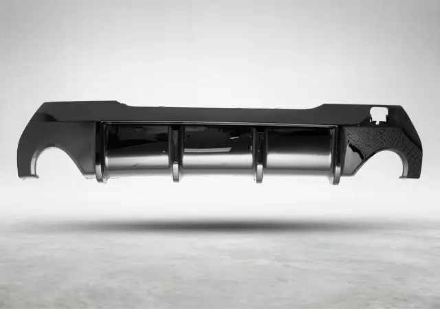 BMW 1 Series F40 2019- Bumper Diffuser Rear; <O-O> Exhaust Outlet -///M-Performance- 2019-24 | WENDER BA51128070951
