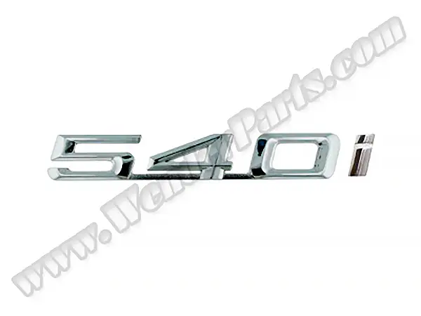BMW 5 Series E60 Trunk Emblem -540i- | WENDER BA51147039789