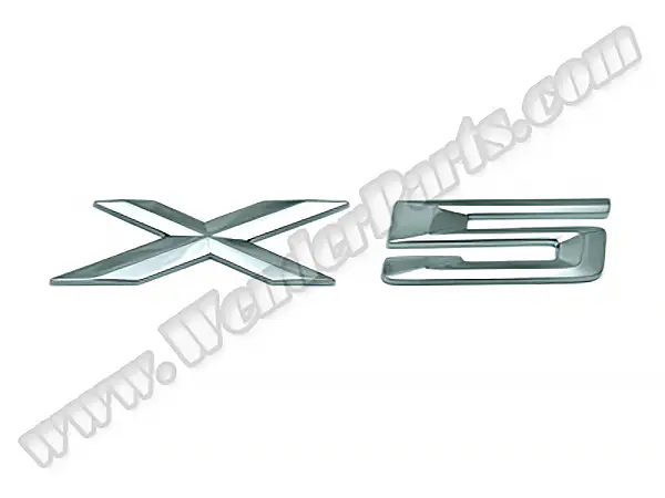 BMW X5 E53 Trunk Emblem -X5- | WENDER BA51148402675