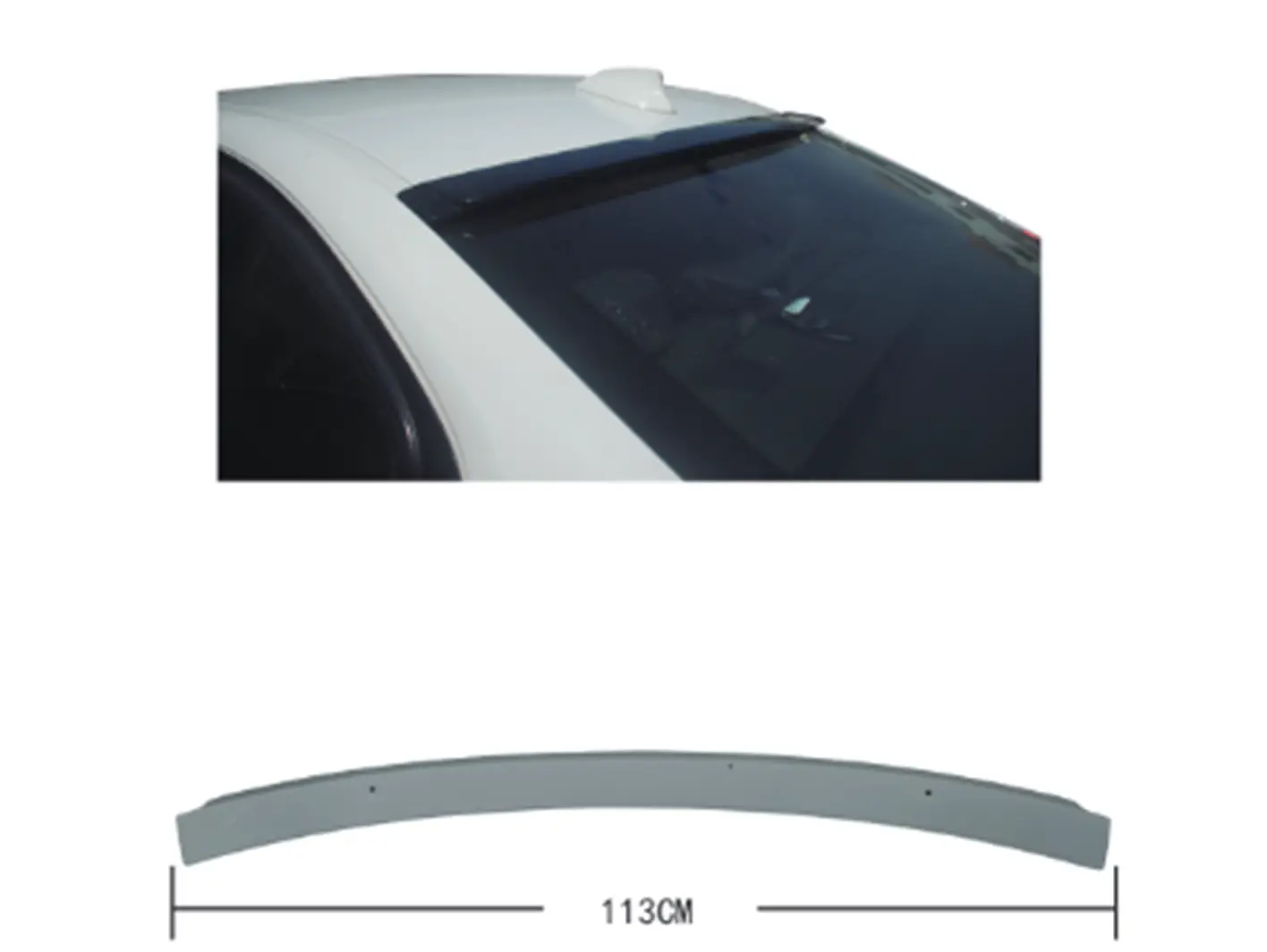 BMW 3 Serisi F30 2012-2018 Tavan Spoyleri -///M-Performance- | WENDER BA51192349680