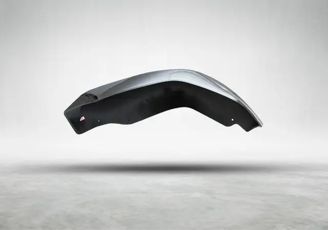 BMW 3 Series G20 2018- Bumper Spoiler Set Front; (Spoiler+2ad.Splitter) Piano-Black (OEM Plastic) -AC SCHNITZER- 2019-21 | WENDER BA51192455832AC